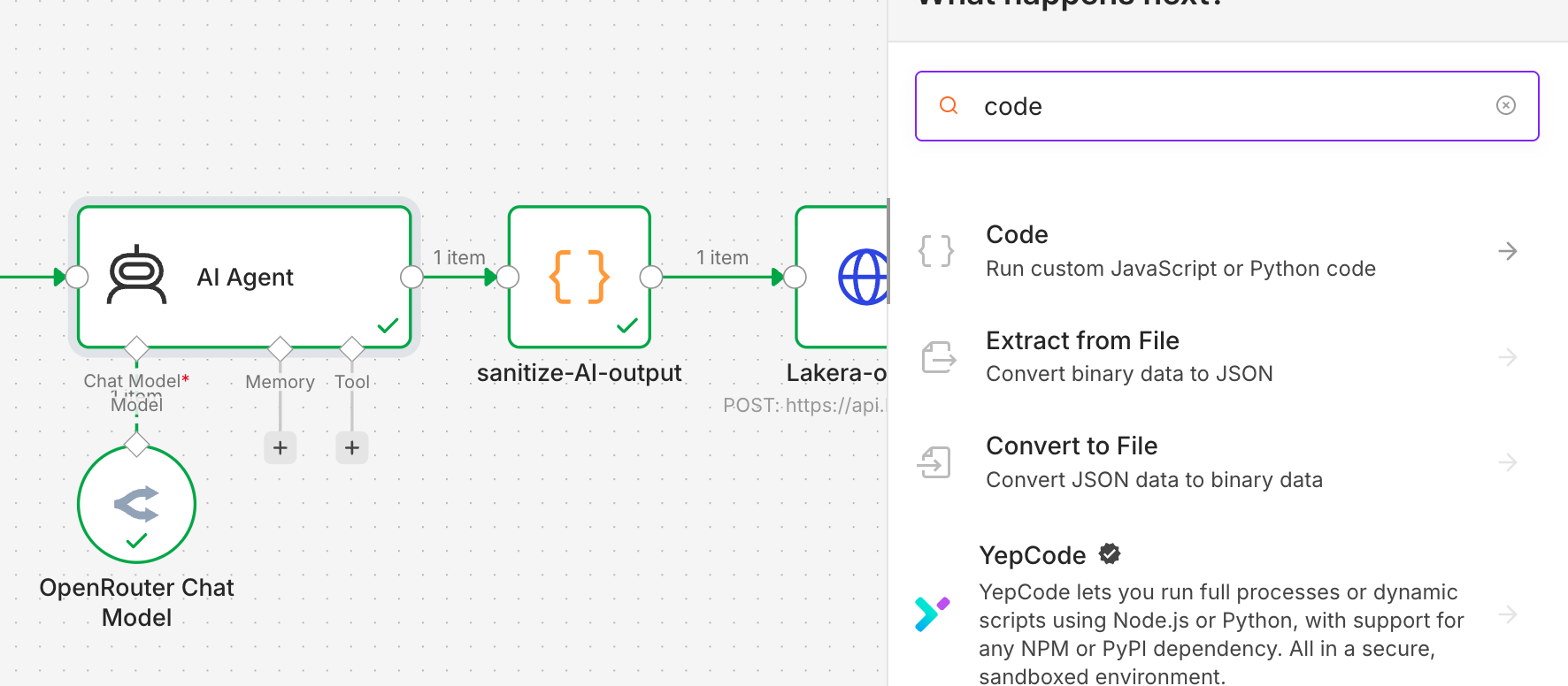 Code Node